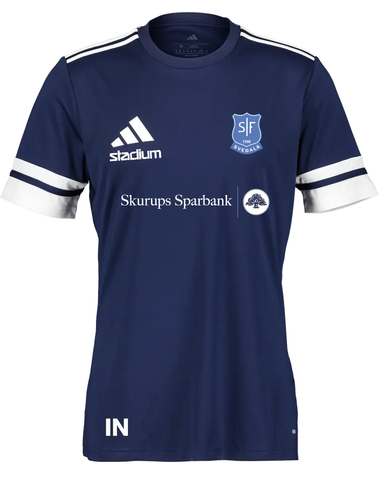 Marinblå adidas Squad25 matchtröja med Svedala IF:s klubbmärke